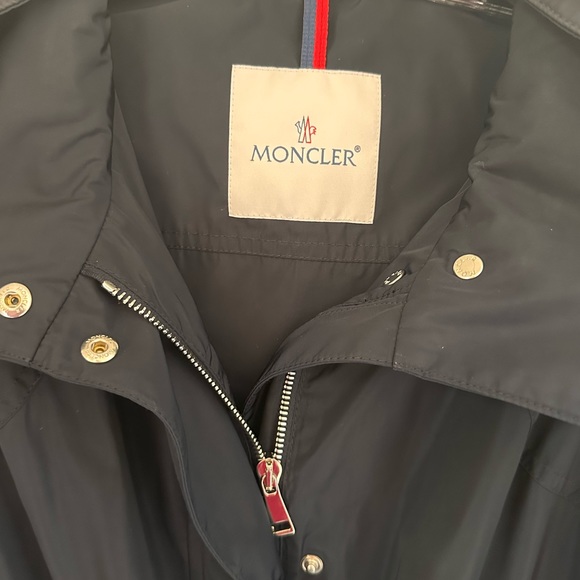 Moncler Navy Ocre Jacket Short Parka Size 1 - Picture 6 of 13